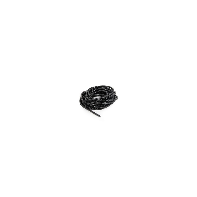 C-Tech CABLEXPERT stahovací spirála na kabely, 12mm, 10 m, černá