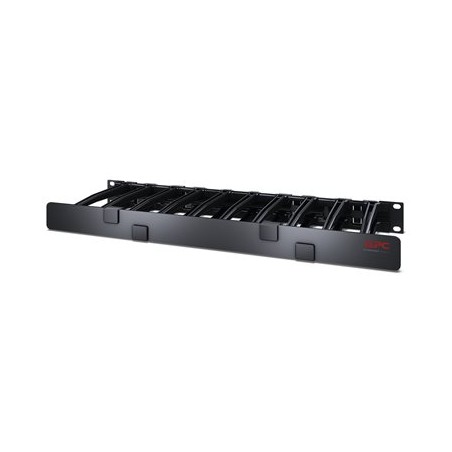1U Horizontal Cable Manager, 6" deep, Single-Sided