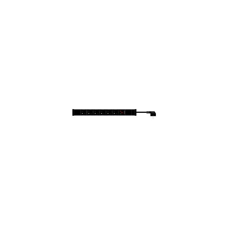 PDU Maxbert 7x230V,1U,19", přepěťová ochrana