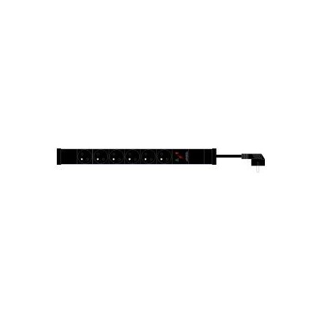 PDU Maxbert 7x230V,1U,19", přepěťová ochrana