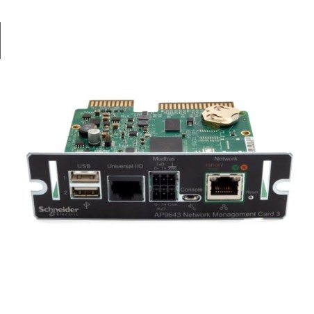 UPS Network Management Card 3 with Environmental Monitoring and Modbus