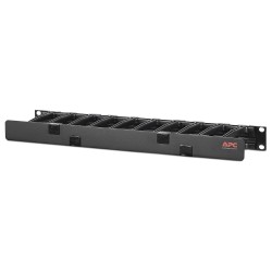 Horizontal Cable Manager, 1U Single Side w.Cover