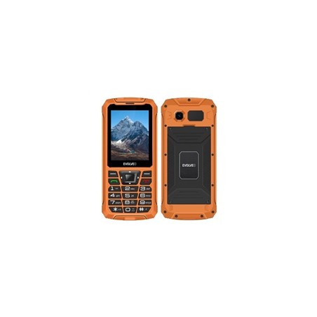 EVOLVEO StrongPhone Z6, vodotěsný odolný Dual SIM telefon, oranžová