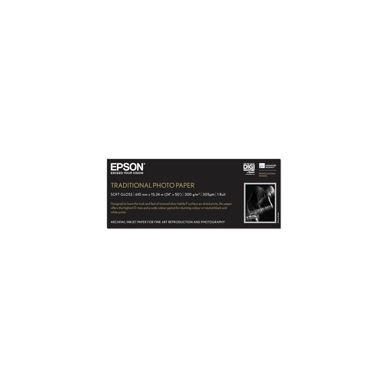 Epson Traditional Photo Paper 24" x 15m