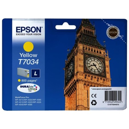 EPSON Ink bar WorkForce-4000/4500 - Yellow L - BAR 800str.