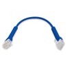 UBNT UC-PATCH-RJ45-BL, UniFi Ethernet Patch Cable, 0,22m, Cat6, Blue