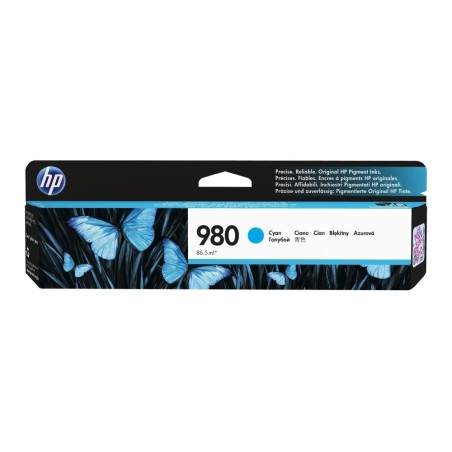 HP 980 azurová inkoustová kazeta, D8J07A