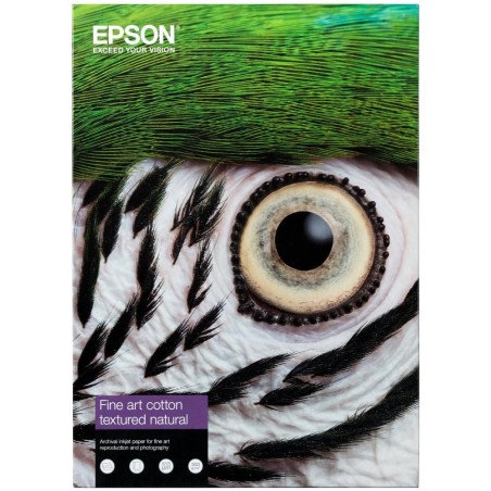 Epson Fine Art Cotton Textured Natural A4, 25 s.