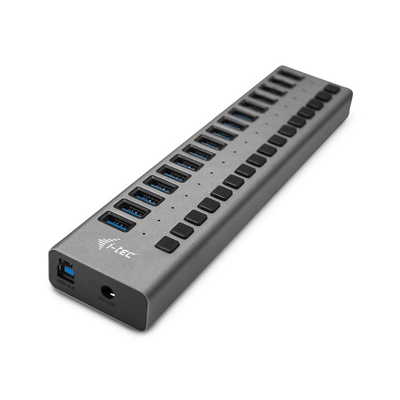 i-tec USB 3.0 nabíjecí HUB 16port + Power Adapter 90 W