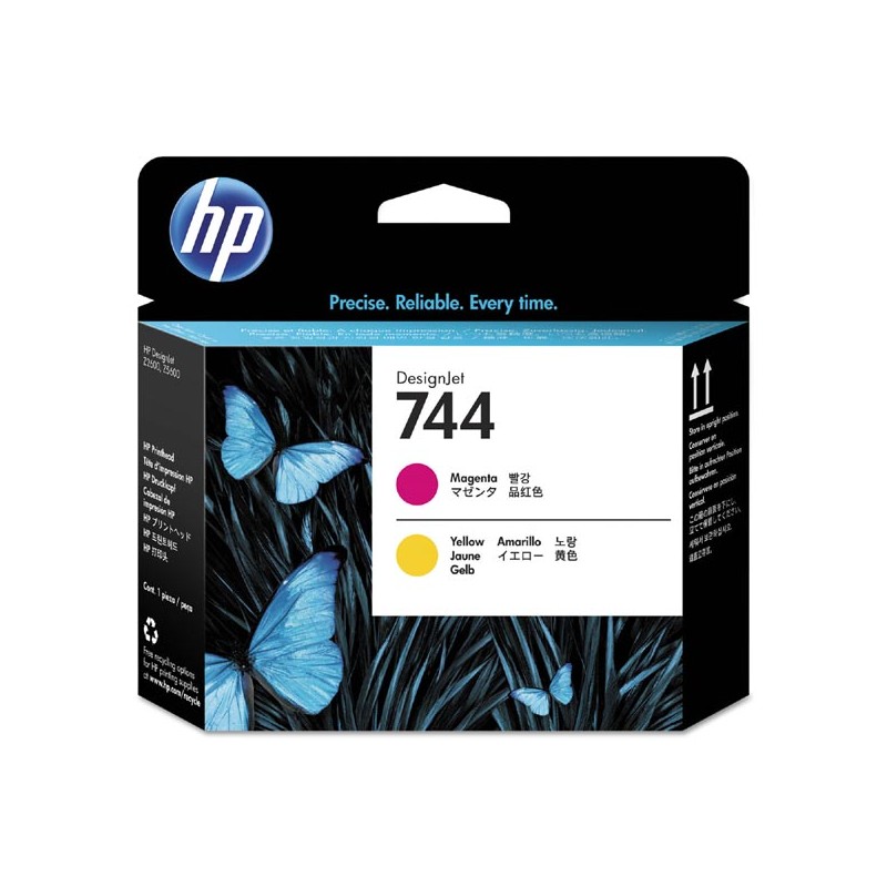 HP 744 Magenta Yellow/Printhead