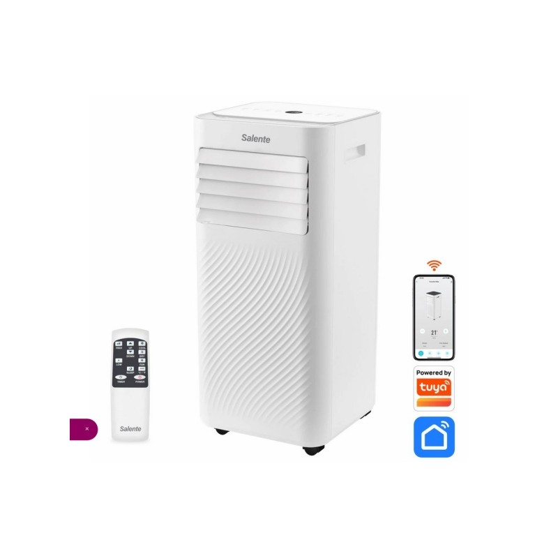 Salente SummerICE9, chytrá mobilní klimatizace, 9000 BTU, WiFi+Bluetooth, dálk. ovl.