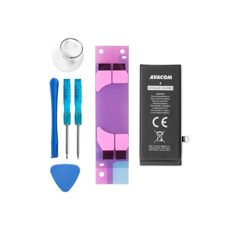 AVACOM baterie pro Apple iPhone 8 - vysokokapacitní, Li-Ion 3,82V 2210mAh (náhrada 616-00357)
