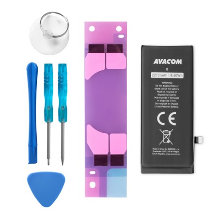 AVACOM baterie pro Apple iPhone 8 - vysokokapacitní, Li-Ion 3,82V 2210mAh (náhrada 616-00357)