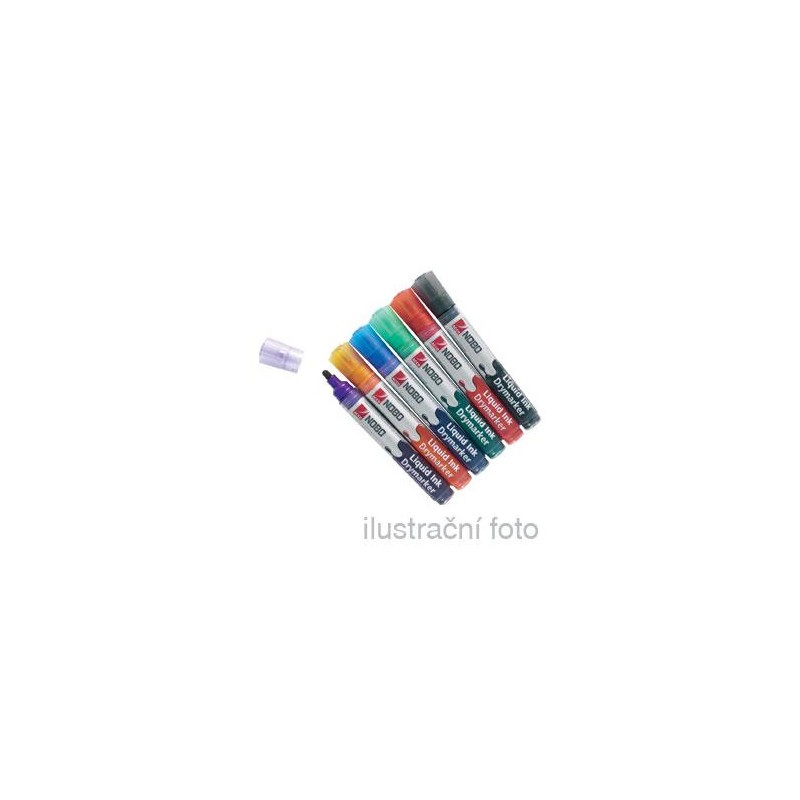 Popisovač NOBO 3-in-1 LIQUID INK tenký, mix