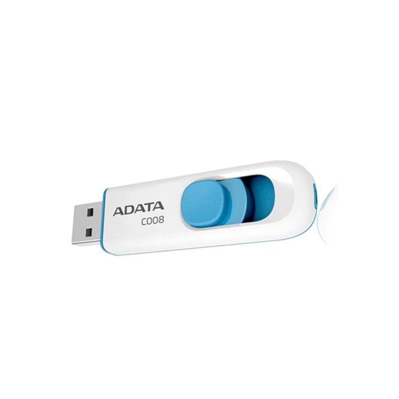 ADATA Flash Disk 16GB C008, USB 2.0 Classic, bílá