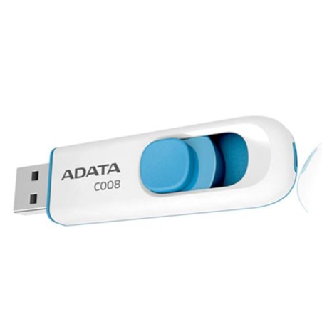 ADATA Flash Disk 16GB C008, USB 2.0 Classic, bílá