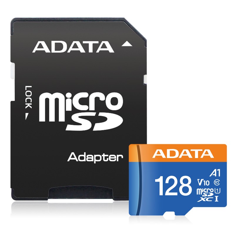 ADATA MicroSDXC karta 128GB Premier UHS-I Class 10 + adaptér