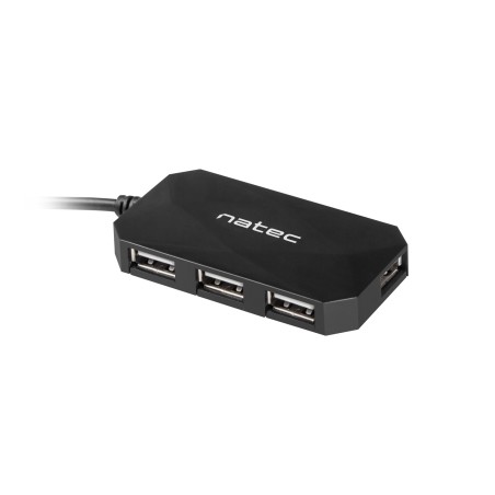 Natec Locust rozbočovač 4x USB 2.0 HUB, černý