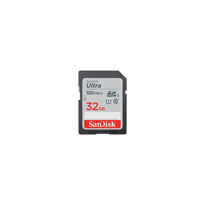 SanDisk SDHC karta 32GB Ultra (R:120/W:120 MB/s, UHS-I, C10)