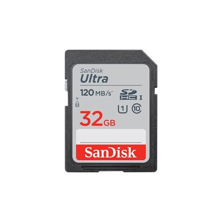 SanDisk SDHC karta 32GB Ultra (R:120/W:120 MB/s, UHS-I, C10)