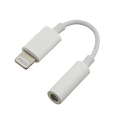 PREMIUMCORD Apple Lightning audio redukční kabel na 3.5 mm stereo jack/female, bílý