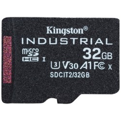 Kingston MicroSDHC karta 32GB Industrial C10 A1 pSLC Card Single Pack