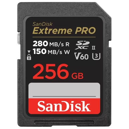 SanDisk SDXC karta 256GB Extreme PRO (280 MB/s Class 10, UHS-II V60)
