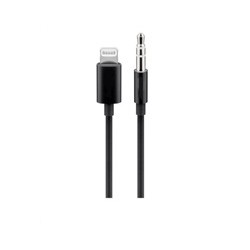PREMIUMCORD Apple Lightning audio redukční kabel na 3.5 mm stereo jack, 1 m, černý