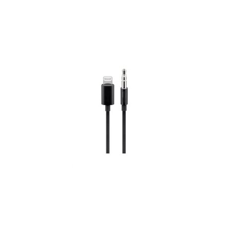PREMIUMCORD Apple Lightning audio redukční kabel na 3.5 mm stereo jack, 1 m, černý