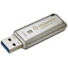 Kingston IronKey Locker+ 50/64GB/USB 3.1/USB-A/Stříbrná