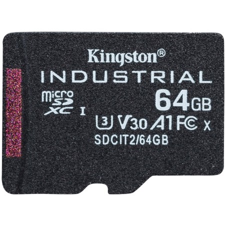 Kingston Industrial/micro SDHC/64GB/UHS-I U3 / Class 10