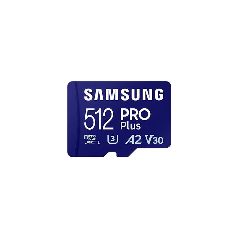 Samsung/micro SDXC/512GB/USB 3.0/USB-A/Class 10/+ Adaptér/Modrá