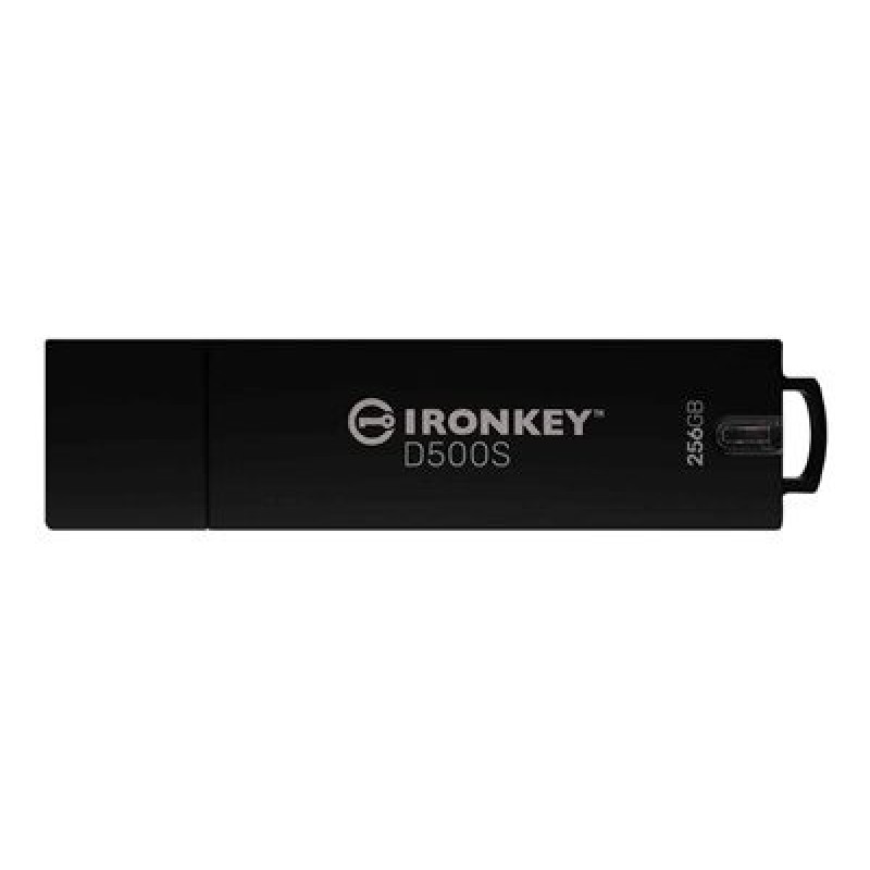 Kingston Ironkey D500S/256GB/USB 3.2/USB-A/Černá