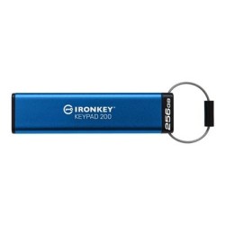 Kingston IronKey Keypad 200/256GB/USB 3.2/USB-A/Modrá