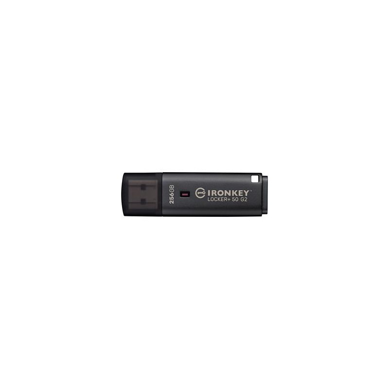 Kingston IronKey Locker+ 50 G2/256GB/USB 3.2 Gen 1 (5Gb/s)/USB-A/Černá
