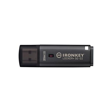 Kingston IronKey Locker+ 50 G2/256GB/USB 3.2 Gen 1 (5Gb/s)/USB-A/Černá