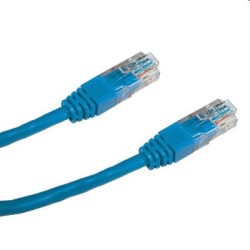 DATACOM patch cord UTP cat5e 0,5M modrý 1503