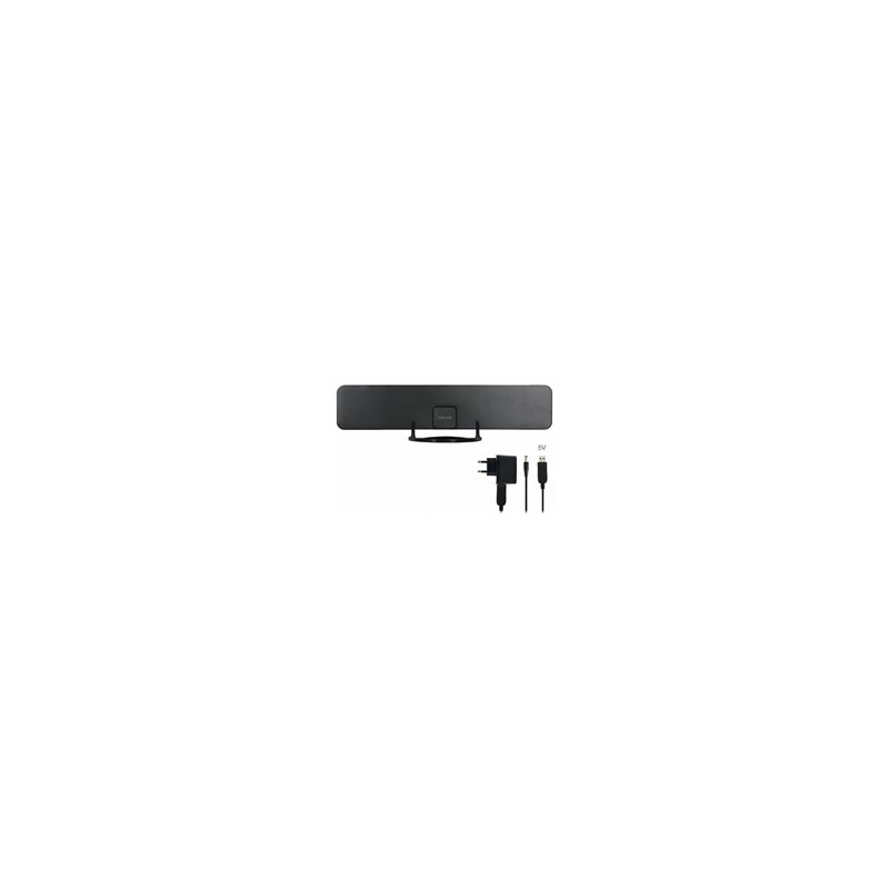 EVOLVEO Xany 2B, 230/5V, aktivní pokojová anténa FM/DAB+/DVB-T2, filtr LTE,4G,5G
