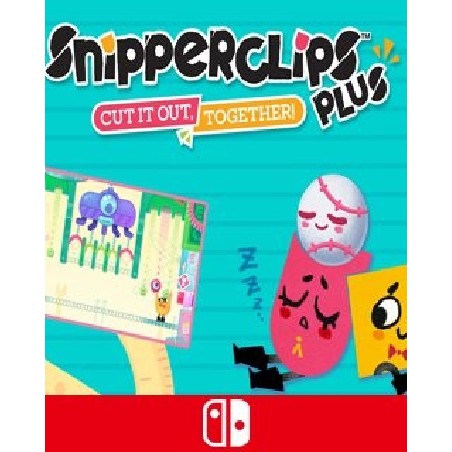 Snipperclips PlusPack Cut it out, together! – hra pro Nintendo Switch (elektronická licence)