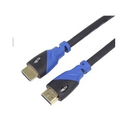PREMIUMCORD Kabel HDMI - Ultra HDTV, 1m (Color, zlacené konektory)