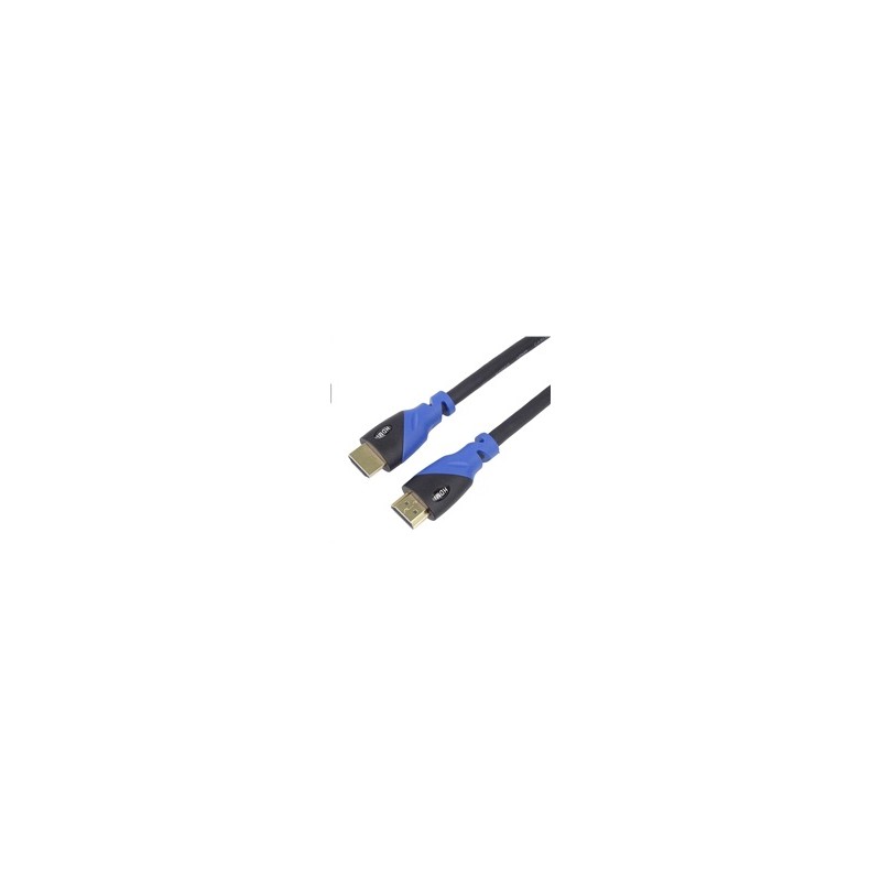 PREMIUMCORD Kabel HDMI - Ultra HDTV, 1m (Color, zlacené konektory)