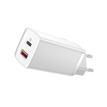 Baseus CCGAN2L-B02 GaN2 Lite Quick Nabíječka USB + USB-C 65W White