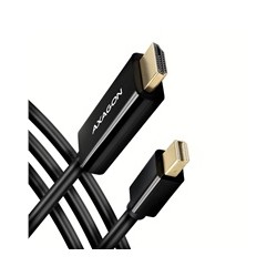 AXAGON RVDM-HI14C2, Mini DisplayPort - HDMI 1.4 redukce / kabel 1.8 m, 4K/30Hz