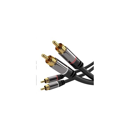 PREMIUMCORD kabel, 2x CINCH-2x CINCH M/M, 1.5m