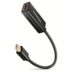 AXAGON RVDM-HI14N, Mini DisplayPort - HDMI 1.4 redukce / adaptér, 4K/30Hz