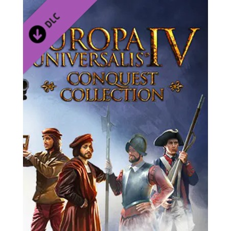 Europa Universalis IV Conquest Collection – herní rozšíření pro PC (elektronická licence)