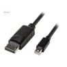 PREMIUMCORD Mini DisplayPort - DisplayPort V1.2 přípojný kabel M/M 1m