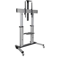 Pojízdný stojan pro televizor / monitor, 60?100, nastavitelný, vysoké zatížení