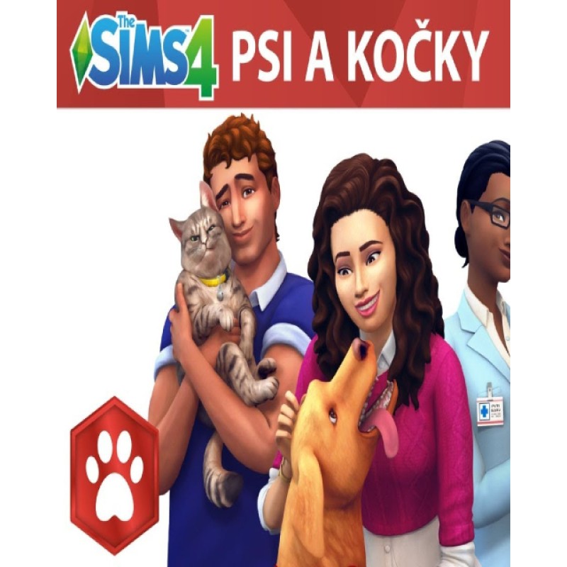 The Sims 4 Psi a kočky – herní rozšíření pro PC (elektronická licence)