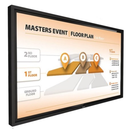 43" D-LED Philips 43BDL3452T-UHD,IPS,400c,IR,18/7